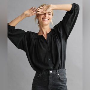 Jenni Kayne Long Sleeve Willow Blouse - NEW